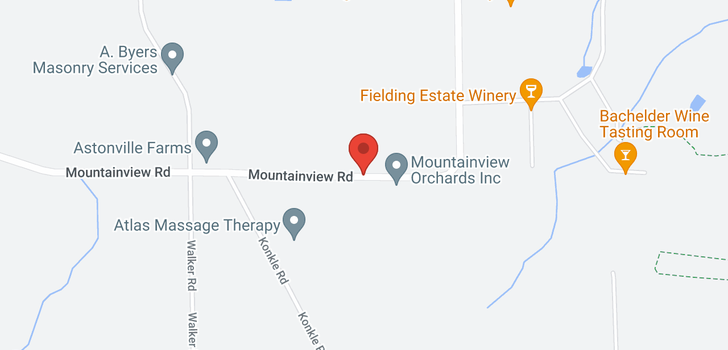 map of 3974 MOUNTAINVIEW Road